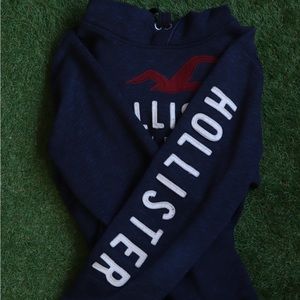 Navy Hollister Hoodie